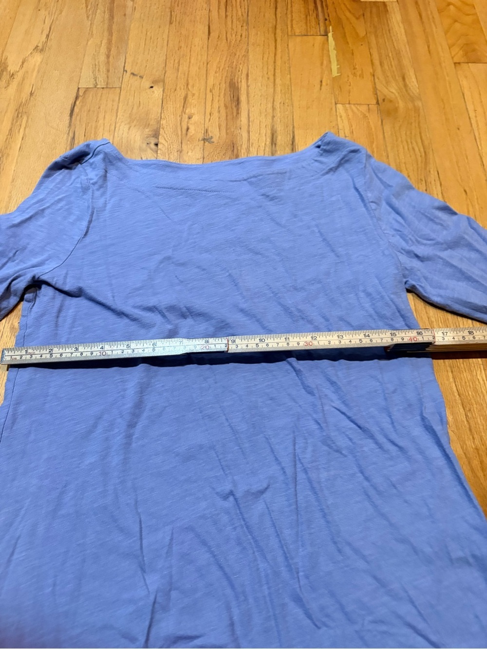 LOFT Outlet Periwinkle 3/4 Sleeve Tunic Top – Medium - Picture 3 of 4